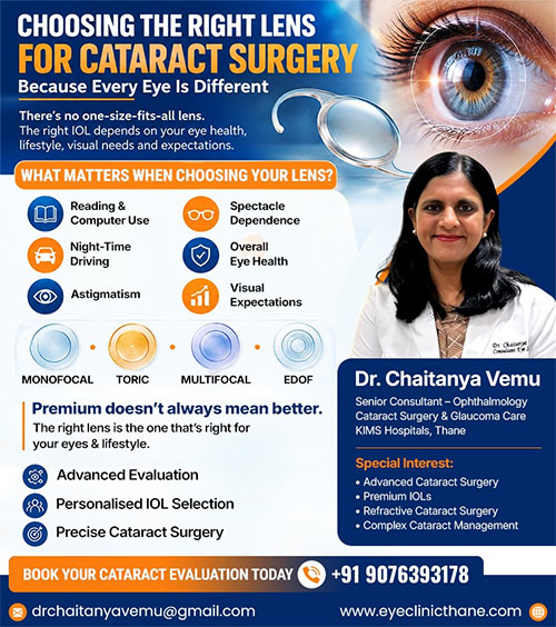 Choosing the Right Lens for Cataract Surgery: Why One Size Doesn't Fit All